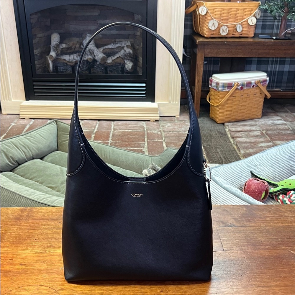Coach Brooklyn 28 Leather Shoulder Bag